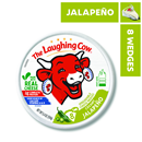 The Laughing Cow Spreadable Cheese Wedges, Creamy Jalapeno, 8Ct