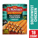 El Monterey Taquitos, Southwest Chicken, Extra Crunchy 18 Count