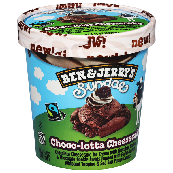 Ben & Jerry's Sundae, Choco-Lotta Cheesecake Ice Cream | Hy-Vee