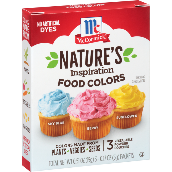  3 natural food colouring purple/orange/blue : Grocery &  Gourmet Food