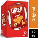 Cheez-It Original Baked Snack Crackers 12-1oz Pouches
