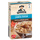 Quaker Instant Oatmeal Lower Sugar Maple & Brown Sugar 8 Count