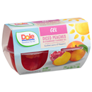 Dole Peaches in Strawberry Ge 4-4.3 oz Cups