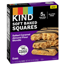 KIND Soft Baked Squares, Salted Caramel Almond Flour Blondie, 6-1.4 oz Bars