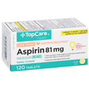 TopCare Adult Low Dose Aspirin 81mg Coated Tablets