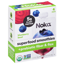 Noka Superfood Smoothies, Blueberry Beet, 4ct-4.22 oz