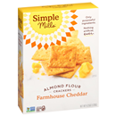 Simple Mills Farmhouse Cheddar Almond Flour Crackers