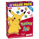 Betty Crocker Fruit Flavored Snacks, Assorted Fruit Flavors, Pokemon, Value Pack 22-0.8 oz