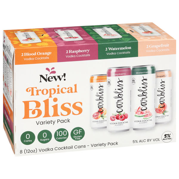 Carbliss Tropical Variety Pack, 8Pk | Hy-Vee Aisles Online Grocery