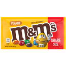 M&M'S Peanut Milk Chocolate Candy, Share Size