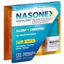 Nasonex Nasal Spray, Allergy + Congestion, Full Prescription Strength, 50 McG, 120 Sprays