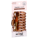 Scunci No Slip Grip Thick Hair Clip Black