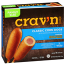 Crav'N Corn Dogs, Chicken Family Size 16ct