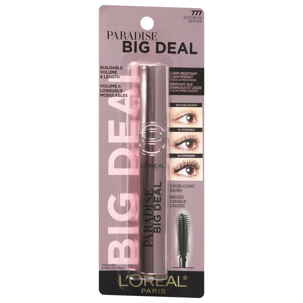 L'Oreal Paris Paradise Big Deal Mascara, Black Brown 777 | Hy-Vee