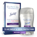 Secret Clinical Strength Clean  Lavender Invisible Solid Antiperspirant & Deodorant