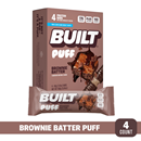 Built Puff Protein Bar, Brownie Batter, 4-1.41 oz Bars