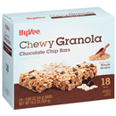 Hy-Vee Chewy Granola Chocolate Chip Bars, 18-0.84 oz Bars