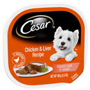 Cesar Canine Cuisine with Chicken & Liver in Meaty Juices