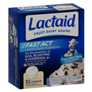 Lactaid Fast Act Vanilla Twist Chewable Lactase Enzyme Supplement Tablets