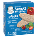 Gerber Teethers, Strawberry Apple Spinach, 12 2Packs