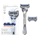 Gillette SkinGuard Sensitive Men's Razor, Handle + 2 Blade Refills