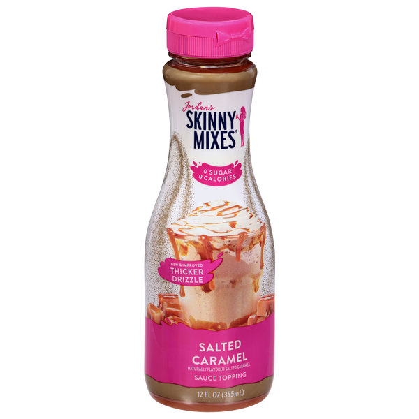 caramel. Jordan's Skinny Mixes, Sugar Free Salted Caramel Sauce