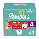 Pampers Cruisers 360 Fit Size 4 Super Pack