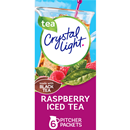 Crystal Light Raspberry Iced Tea Drink Mix Pitcher Packs 6Ct