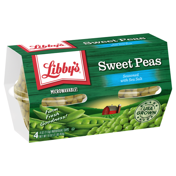 エイミールハイパースープ Libby's Microwavable Sweet Peas Lightly Seasoned with Sea Salt 4-4