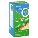 Simply Done Zipper Sandwich Bags