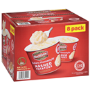 Idahoan Mashed Potatoes Cups, Buttery Homestyle, 8 Pack