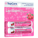 TopCare Cherry Lip Balm 2Ct