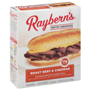 Raybern's Sandwiches, Roast Beef & Cheddar, 2Ct
