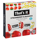 That's It Mini Fruit Bars,  Strawberry & Banana, Variety Pack, 10-0.7 oz