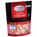Fish Market Cooked Shrimp, Tail-Off, Peeled & Deveined 71-90 count