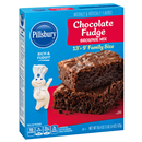 Pillsbury Brownie Mix, Chocolate Fudge, 13 Inch X 9 Inch Family Size