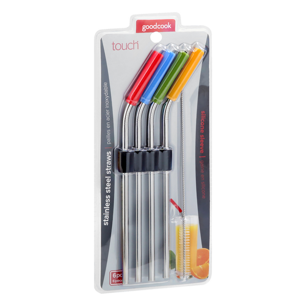 Good Cook Stainless Steel Straws  Hy-Vee Aisles Online Grocery Shopping