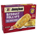 Jimmy Dean Egg, Ham & Cheese Biscuit Rollups 8Ct