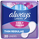 Always Incredibly Thin Daily Liners Regular
