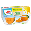 Dole Mandarin Oranges In 100% Fruit Juice 4 Count