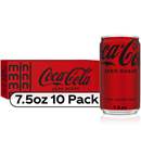 Coca Cola Zero Sugar Minis 10 Pack