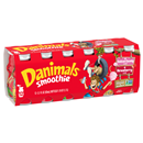Dannon Danimals Smoothies Strawberry Explosion/Cotton Candy Smoothie Bottles 12-3.1 Fl Oz