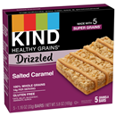 KIND Healthy Grains Drizzled, Salted Caramel 5-1.16 oz Bars