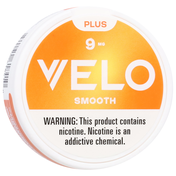 Velo Plus Nicotine Pouches, Smooth, 9 MG, 20Ct | Hy-Vee Aisles