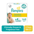 Pampers Sensitive Baby Wipes 2Pk