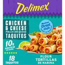 Delimex Chicken & Cheese Taquitos 18Ct