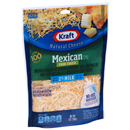 Kraft Finely Shredded Mexican Style Four Cheese Blend Made With 2% Milk