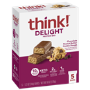 Think! Keto Protein Bars, Chocolate Peanut Butter Cookie Dough 5-1.2 oz