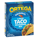 Ortega Original Taco Seasoning Mix, 3 Pack