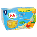 Dole Mixed Fruit In 100% Fruit Juice 4 Count